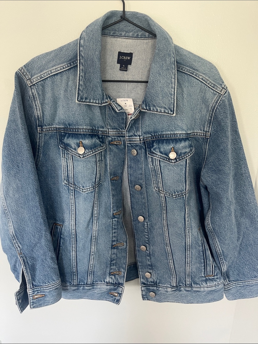 J. Crew Medium Wash Blue Denim Jacket